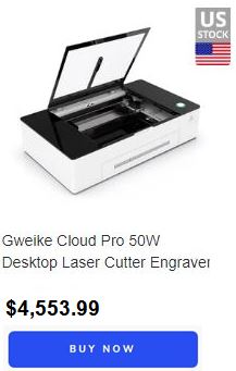 Gweike Cloud Pro Laser Engraver